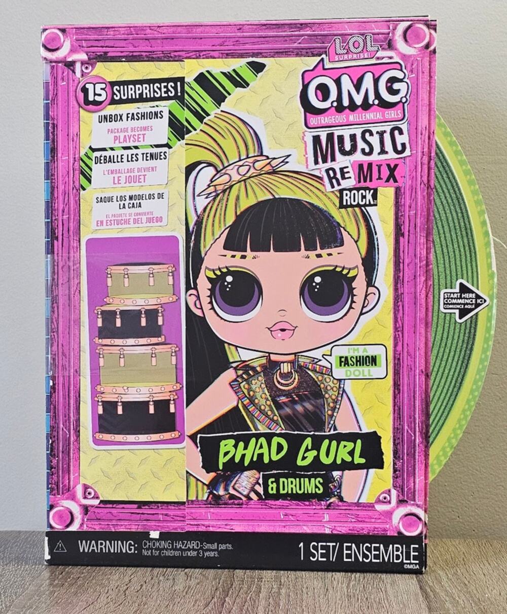 LOL Surprise OMG Remix Rock Bhad Gurl Fashion Doll NWT